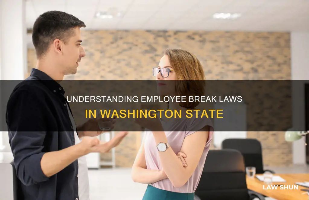 what are washington employee break laws