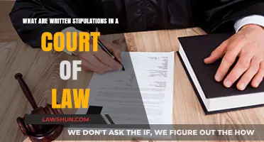 Understanding Written Stipulations: Key Legal Agreements in Court Proceedings