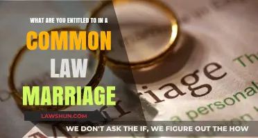 Understanding Common Law Marriage Entitlements
