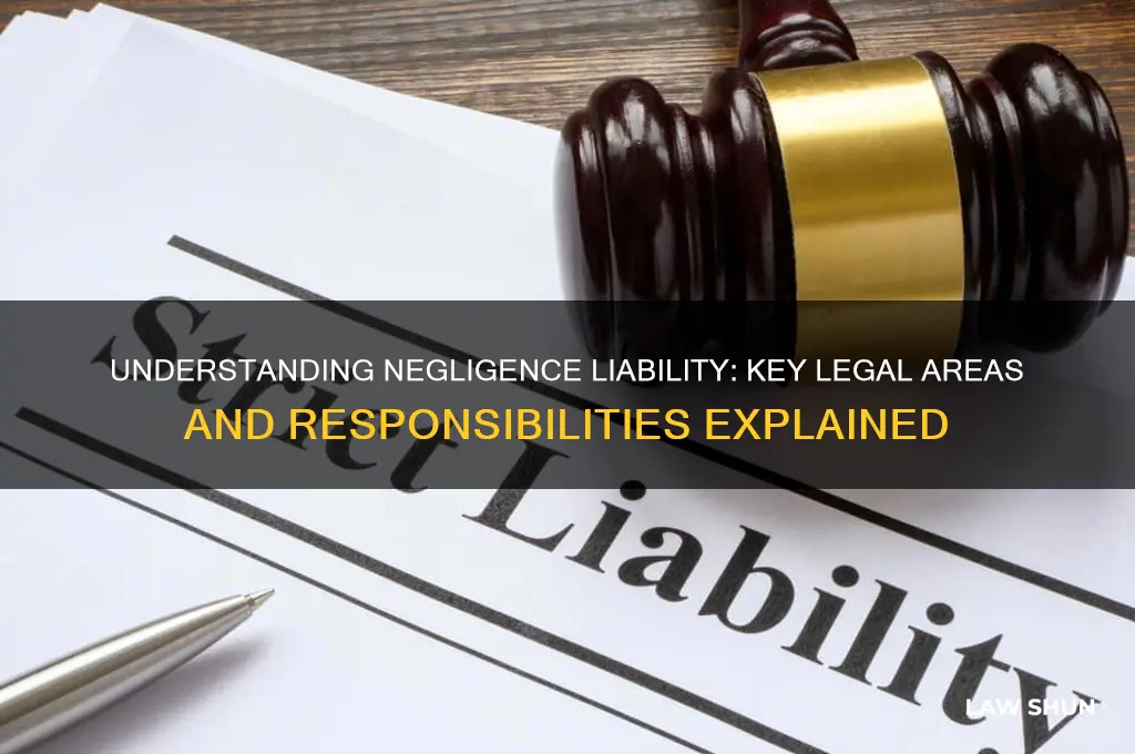 what area of the law is liability for negligence included