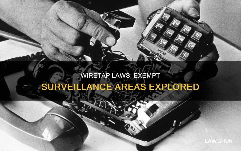 what areas does wire tap law not apply coummunication surveillance