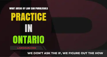 Paralegals in Ontario: Areas of Legal Practice