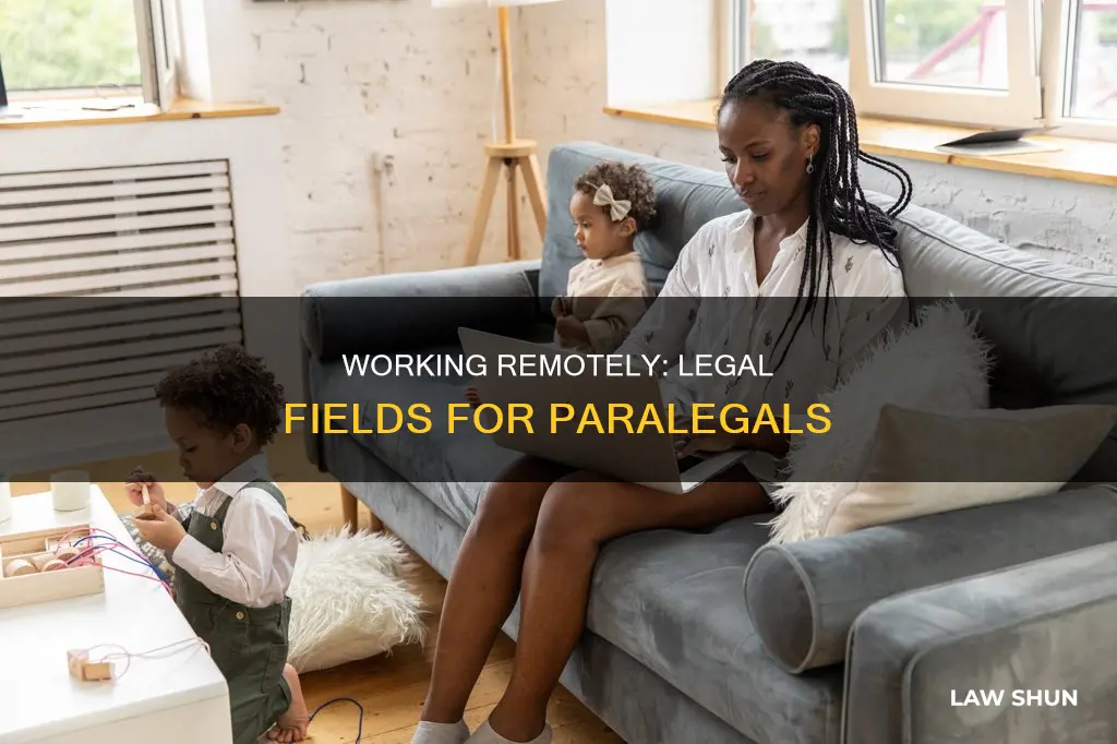 what areas of law can paralegals work from home