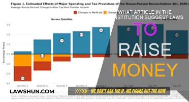 Constitutional Amendments: Raising Money Legally