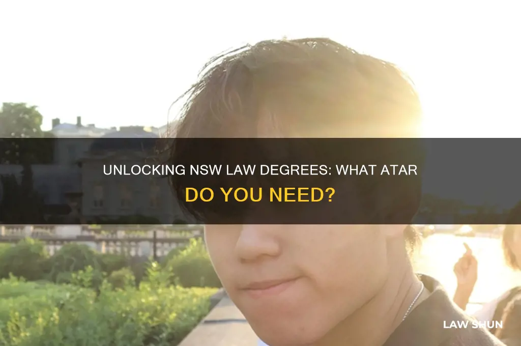 what atar do i need for law in nsw