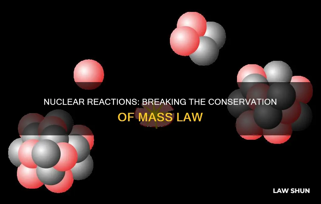 what basic law of chemical reactions do nuclear reactions break