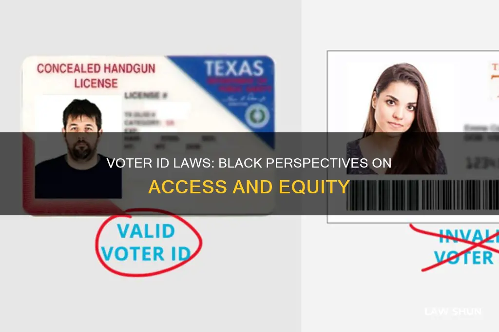 what black people think of voter id laws
