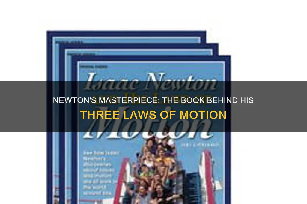 what book did isaac newrton write the tree laws