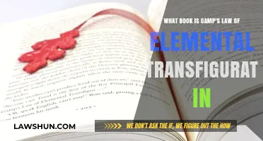 Discovering Gamp's Law of Elemental Transfiguration: The Book Revealed