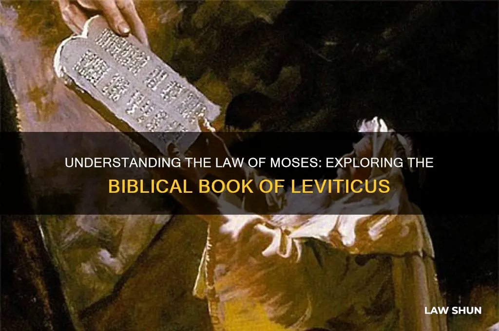 what book is the law of moses in the bible