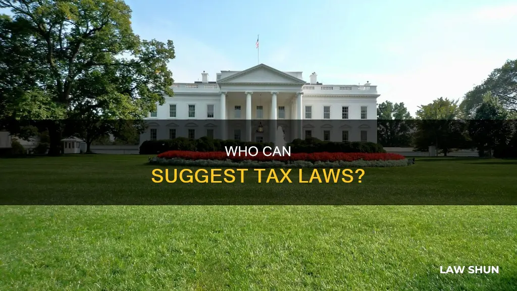 what branch of government can suggest laws to raise taxes