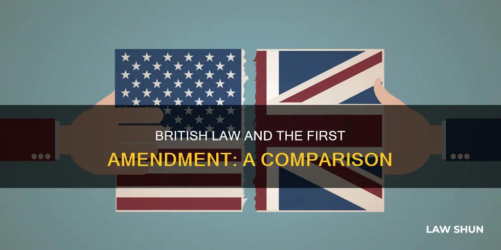 what british law does the first amendment