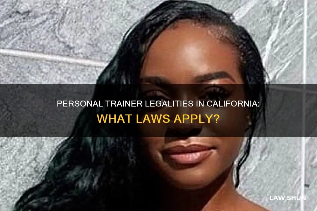 what california laws apply to private personal trainers