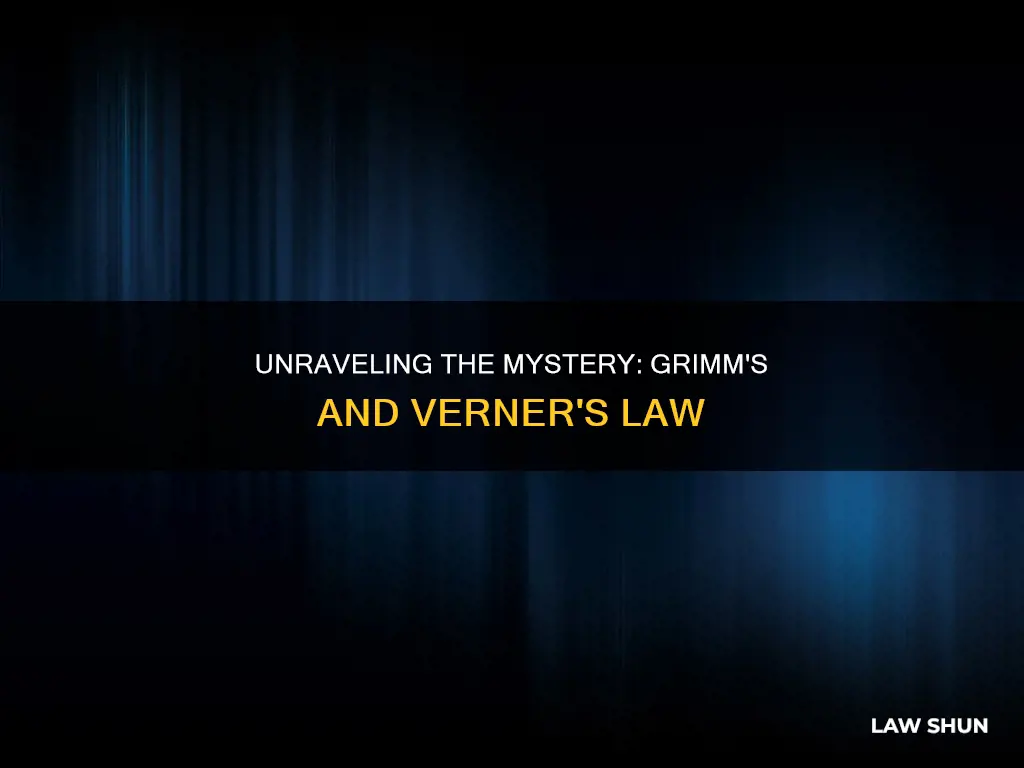 what came first frimms of verners law
