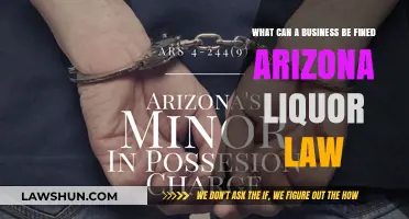 Arizona Liquor Law: Fines and Your Business