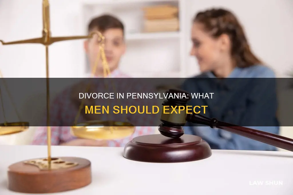 what can a man expect during pennsylvania divorce laws