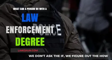 Career Options With a Law Enforcement Degree