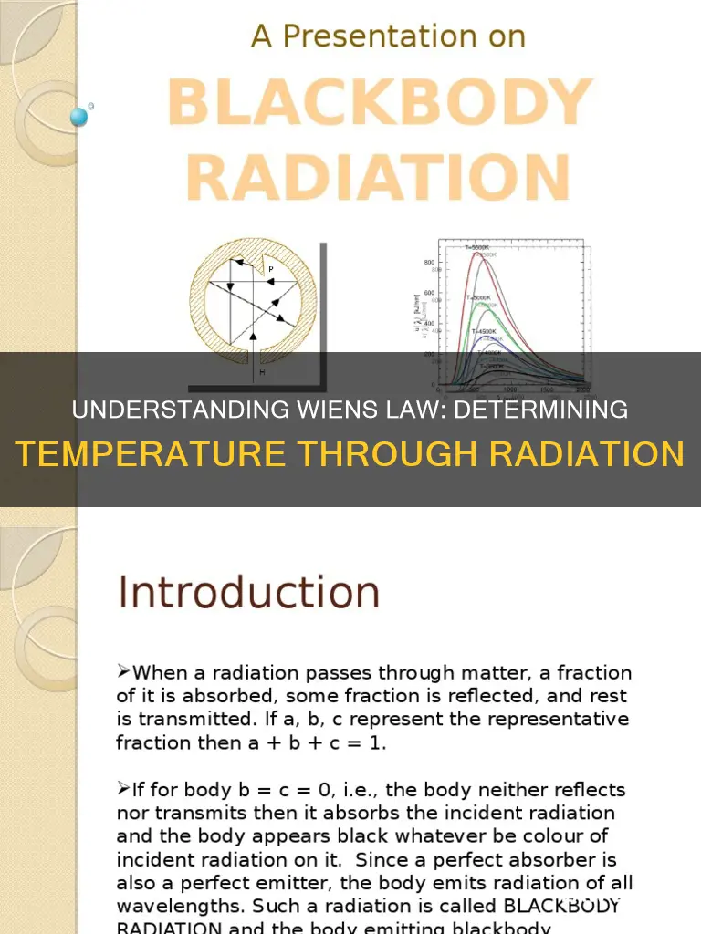 what can be determined by wiens law