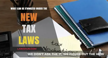 New Tax Laws: What Can Be Itemized?