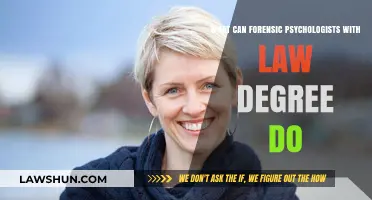 Forensic Psychologists: Law Degree Superpowers Explained