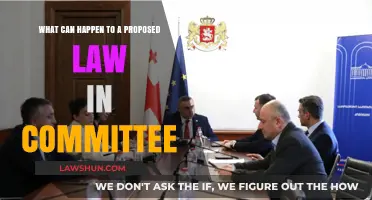 The Fate of Proposed Laws in Committee