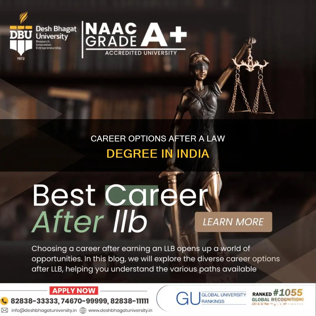what can i do after law degree in india