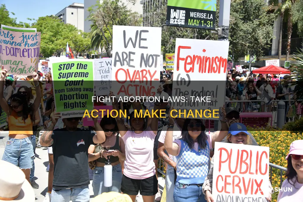 what can i do to fight the new abortion law