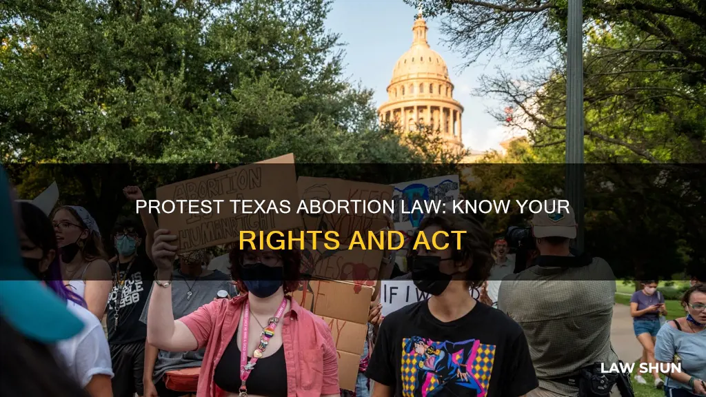 what can i do to protest texas abortion law