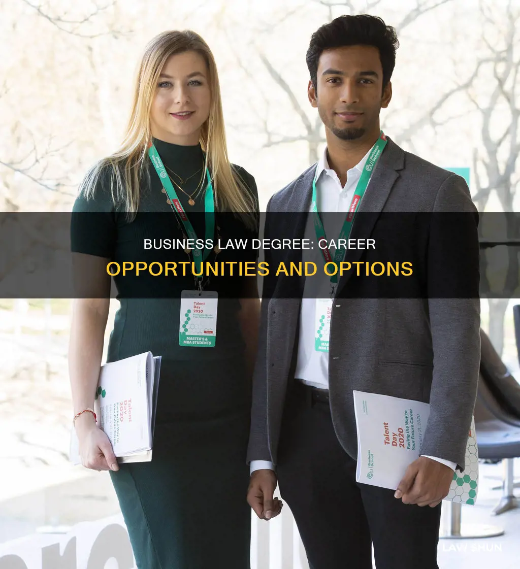 what can i do with a bachelors in business law