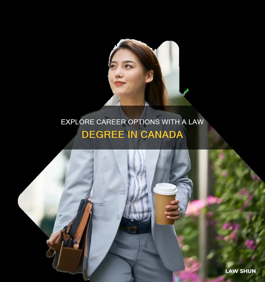 what can i do with a law degree in canada