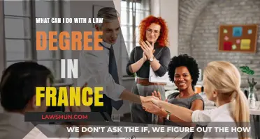 Career Options for Law Degree Graduates in France