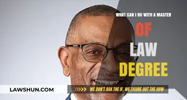 Career Options With a Master of Law Degree