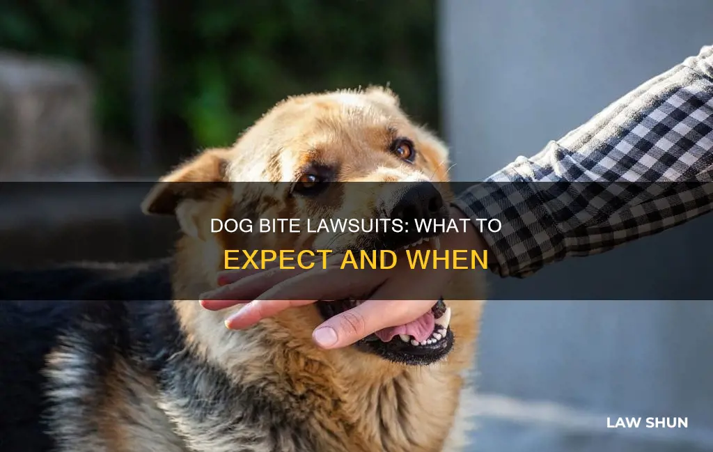 what can i expect from my dog bite law suit