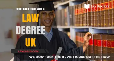 Law Degree: A Diverse Teaching Career