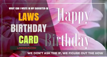 Wishes for your Daughter-in-Law's Birthday Card