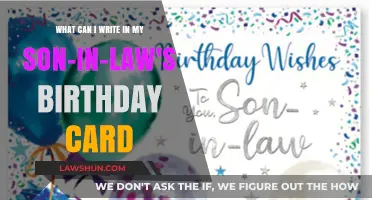 Heartfelt Birthday Wishes for Your Son-in-Law