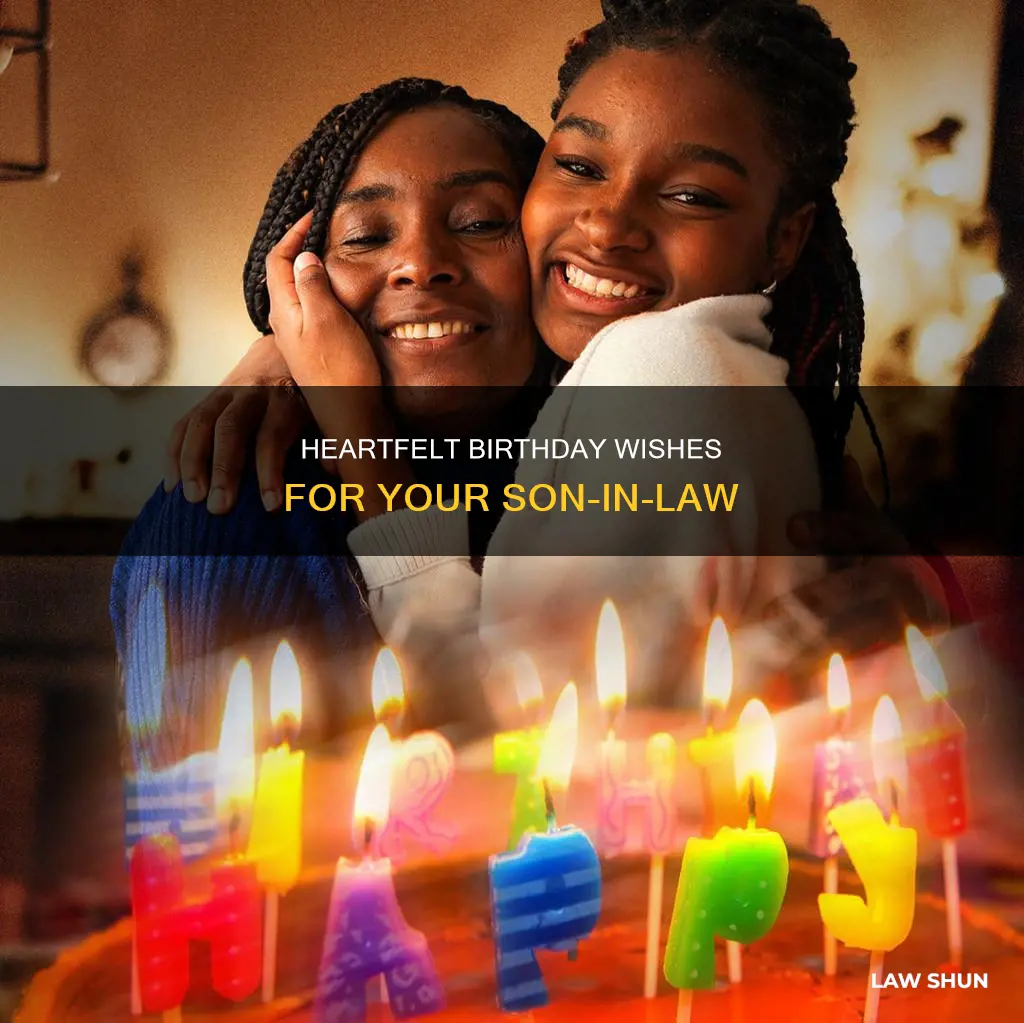 what can i write in my son-in-law