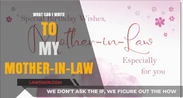 Expressing Gratitude: Writing to Your Mother-in-Law