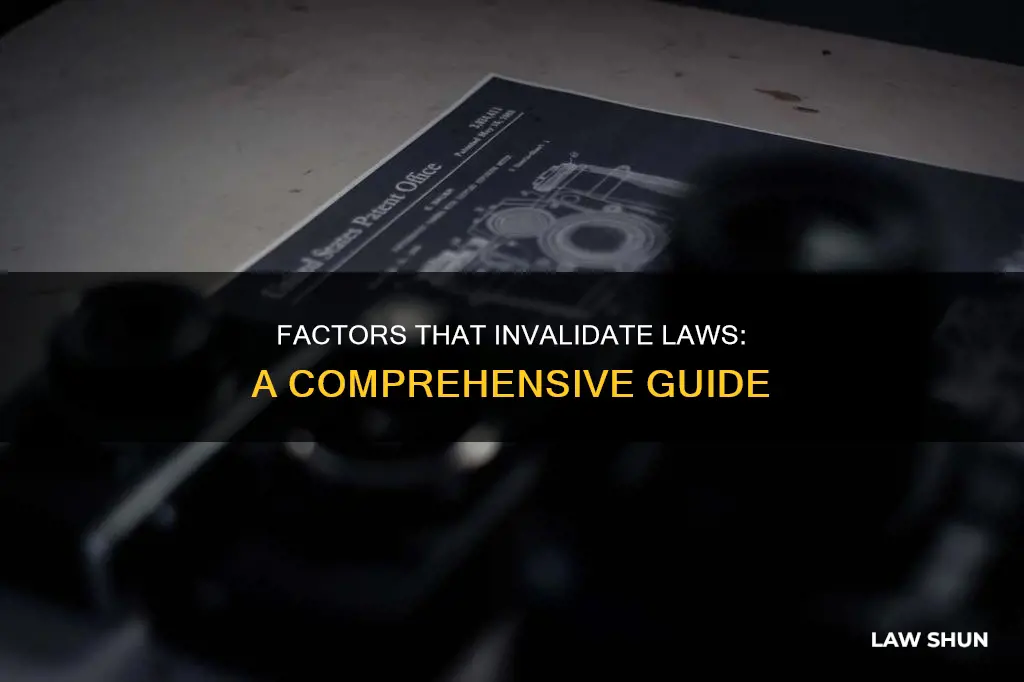 what can invalidate a law