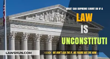 Supreme Court Powers: Unconstitutional Laws