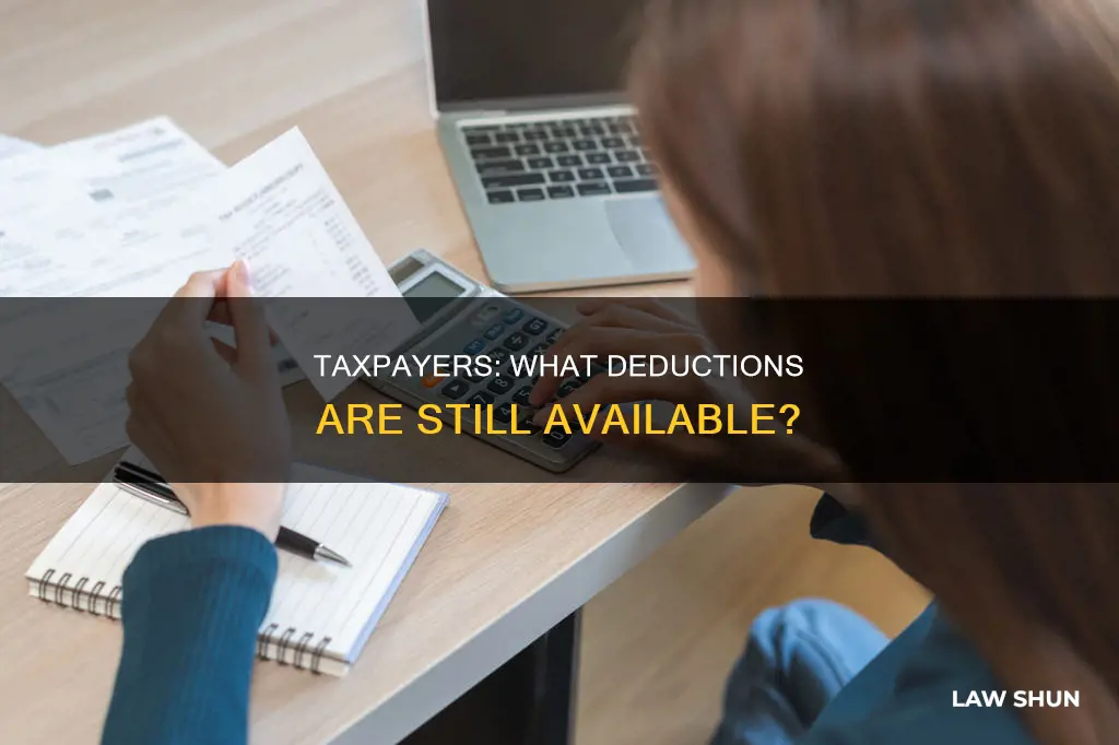 what can taxpayers still deduct under the new tax law