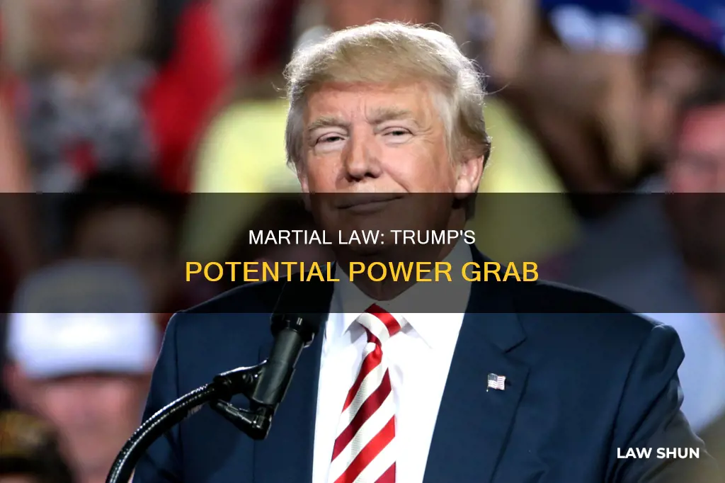 what can trump do under martial law