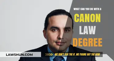 Canon Law Degree: Career Opportunities and Applications