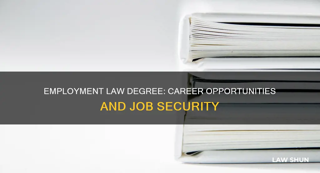 what can you do with a degree in employment law