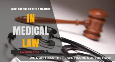 Career Options With a Masters in Medical Law