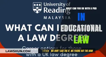 Career Options With a PhD in Educational Law