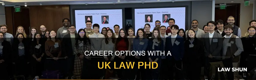 what can you do with a phd in law uk