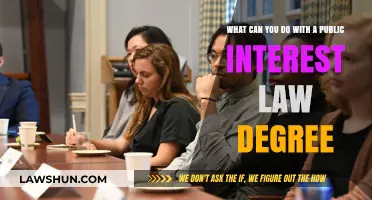 Public Interest Law: Making a Difference with Your Degree