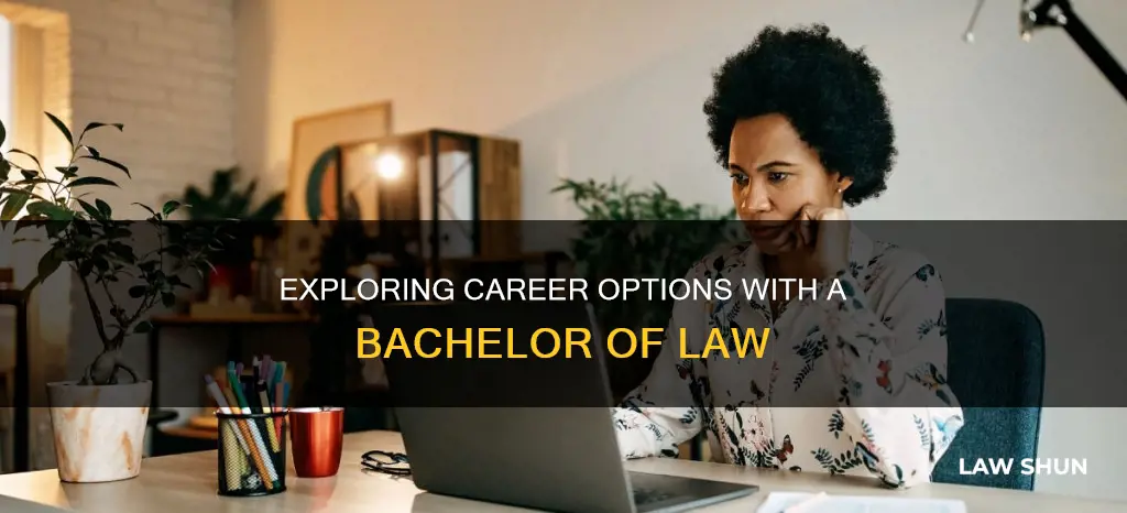 what can you do with bachelor of law