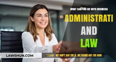 Business Administration and Law: Career Opportunities